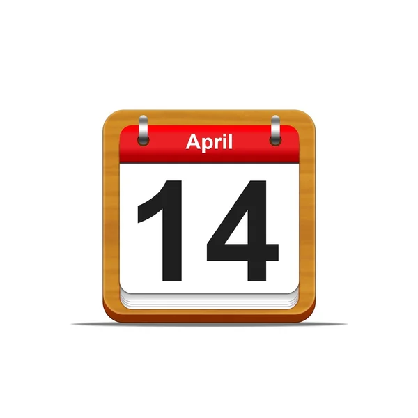 14 aprile . — Foto Stock