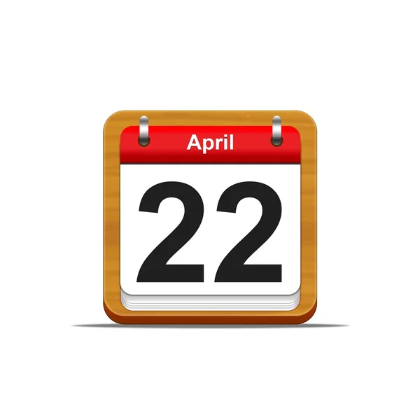 April 22. — Stock Photo, Image
