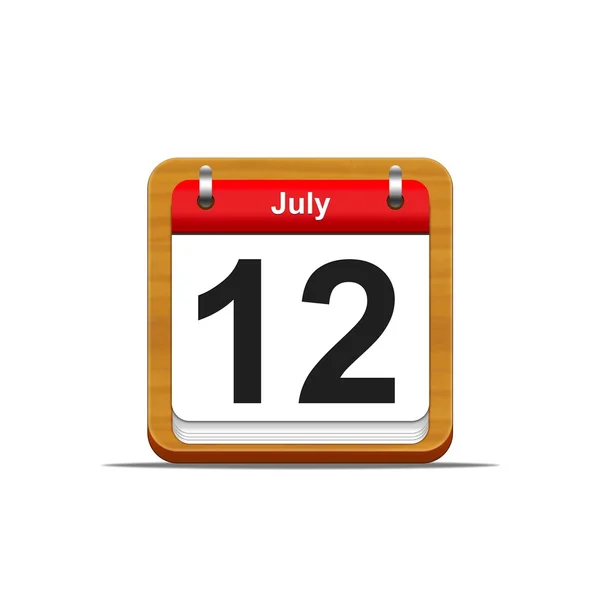 July 12. — Stock Photo, Image