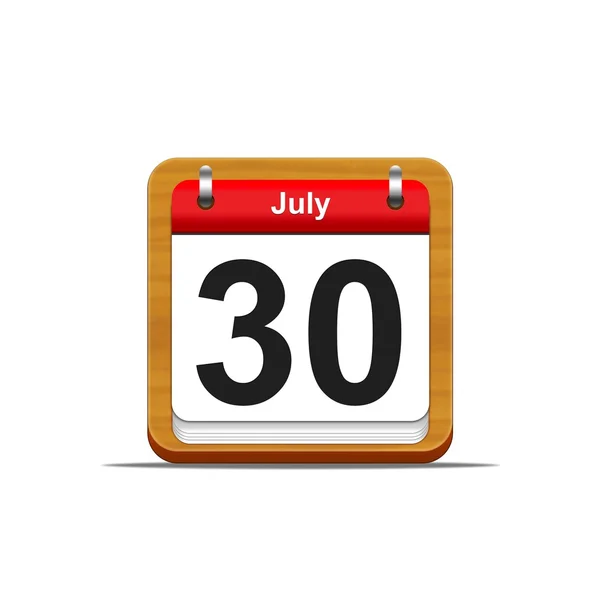 30 de Julho . — Fotografia de Stock