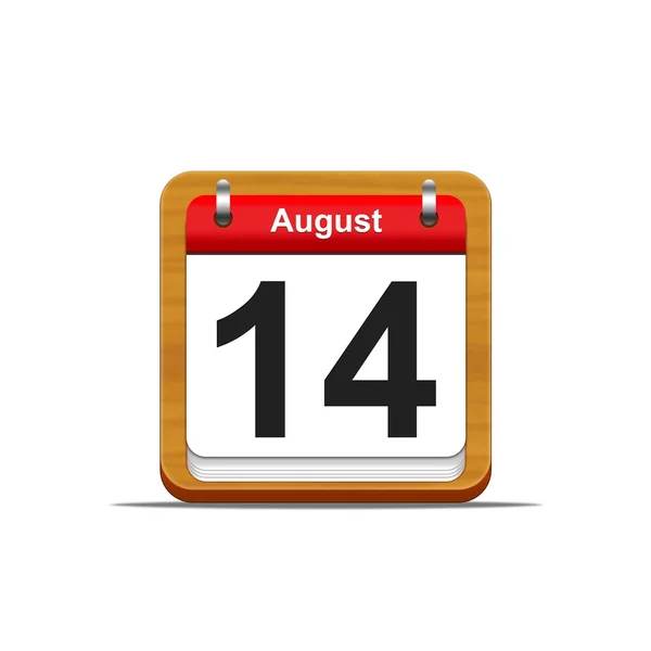 14 de Agosto . — Fotografia de Stock
