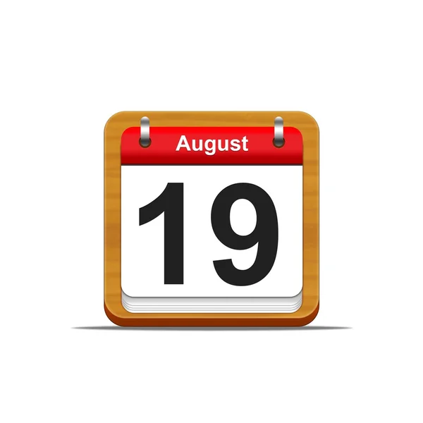19 de Agosto . — Fotografia de Stock