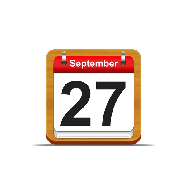 September 27. — Stock Photo, Image