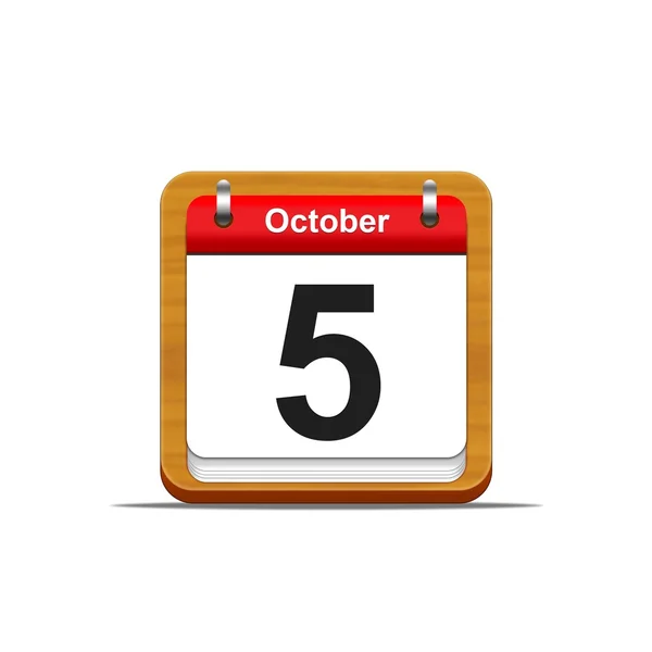 5 ottobre . — Foto Stock