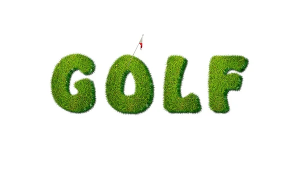 Golf in grass. — Stock Photo, Image