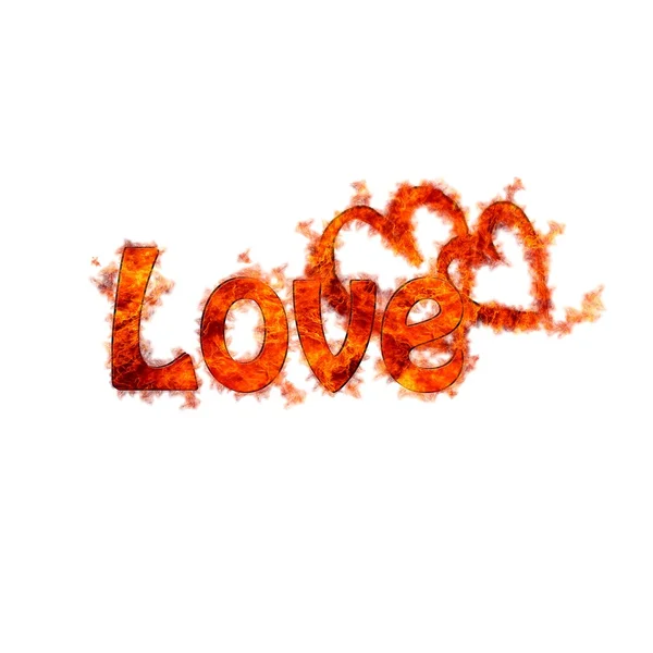 Love flame. — Stock Photo, Image