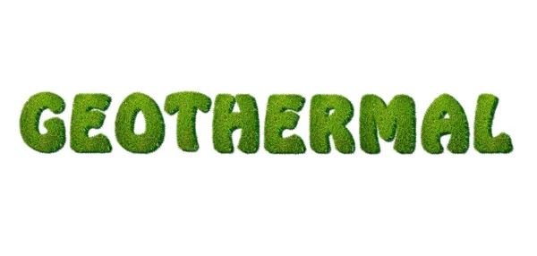 Geothermie. — Stockfoto
