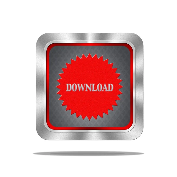 Botão de download. — Fotografia de Stock
