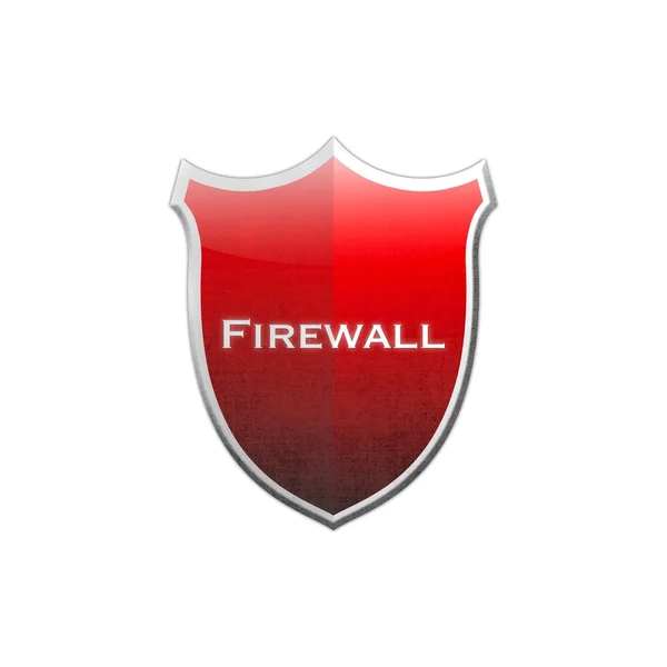 Tarcza firewall. — Zdjęcie stockowe