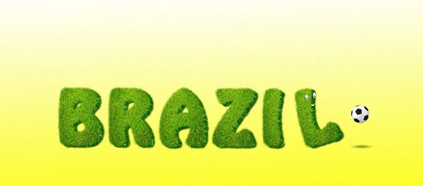 Brasilia Jalkapallo. — kuvapankkivalokuva