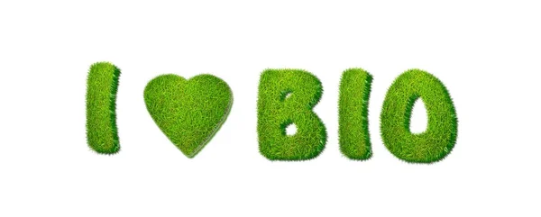 I love bio. — Stock Photo, Image