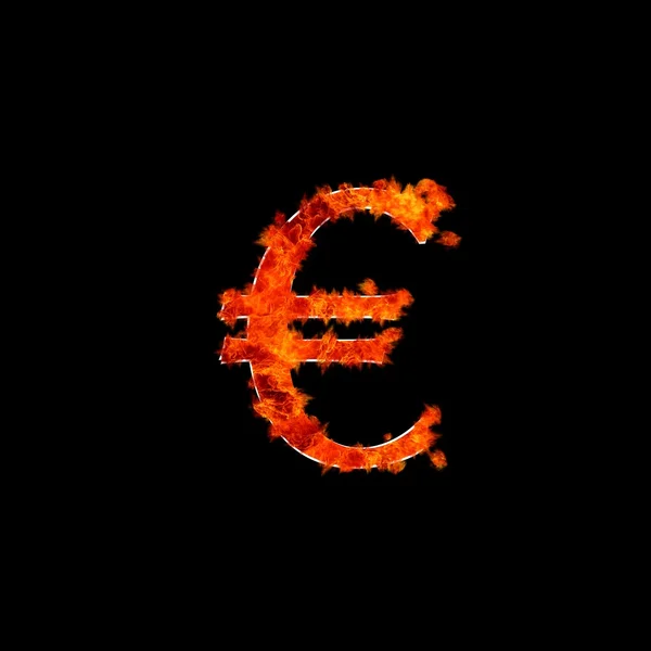 Ustione euro . — Foto Stock