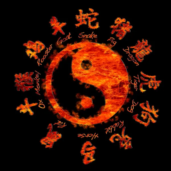 Kinesisk zodiak. — Stockfoto