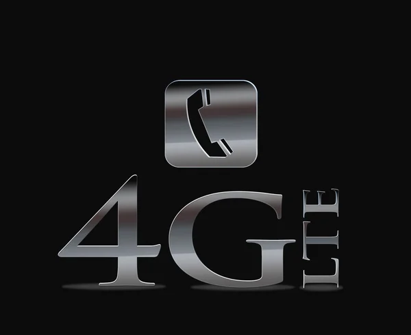 4g lte 电信. — 图库照片