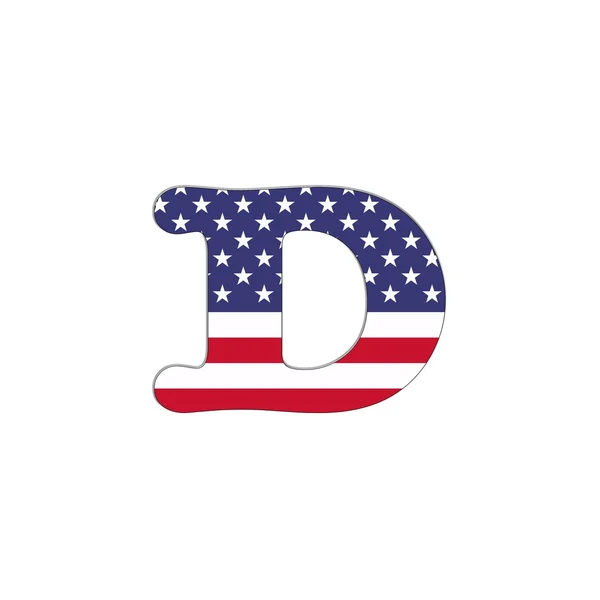 D Usa Abc. — Zdjęcie stockowe