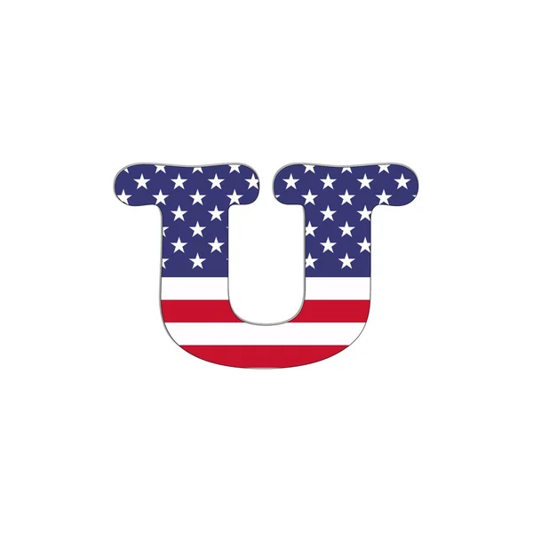 U USA Abc. — Stock Photo, Image