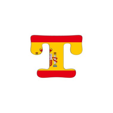 t harfi İspanya abc.