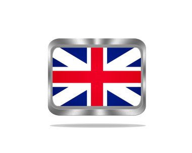 metal İngiltere bayrağı.