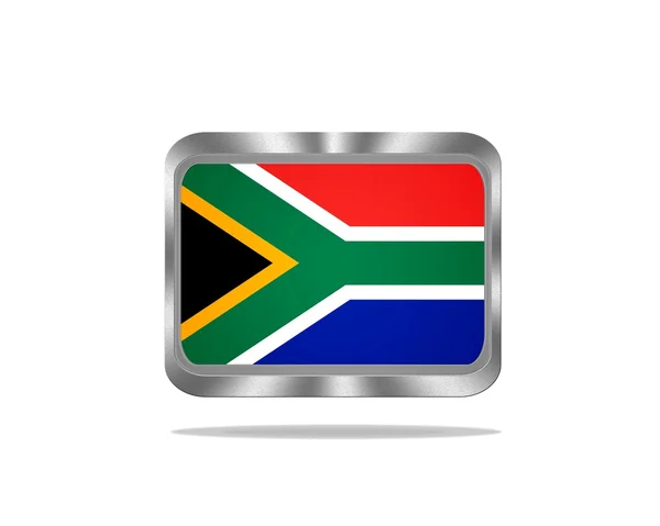 Metal Güney Afrika bayrağı. — Stok fotoğraf