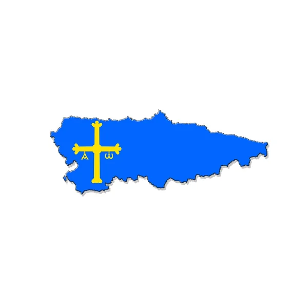 Carte des Asturies . — Photo