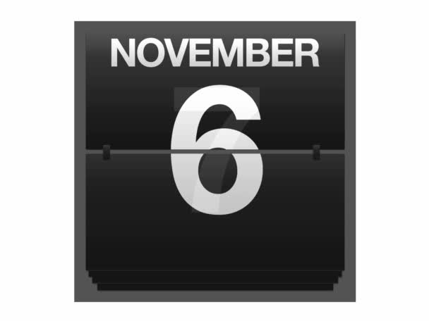 November. — Stock videók