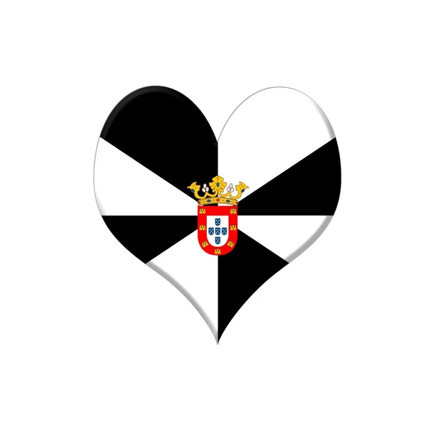 Corazón de Ceuta . —  Fotos de Stock