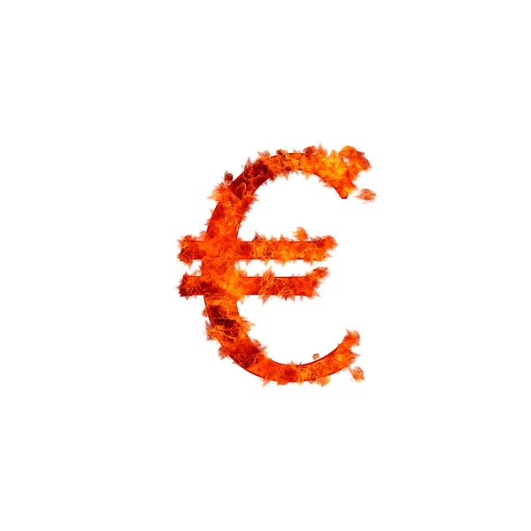 Ustione euro . — Foto Stock