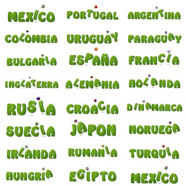 Millî Futbol takımları.