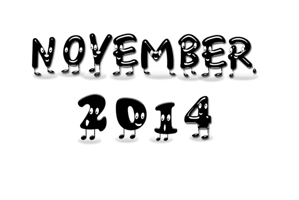 November 2014. — Stockfoto