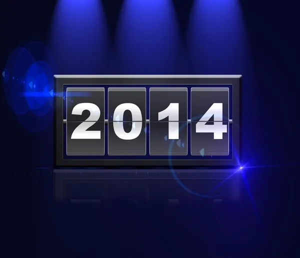 Counter calendar 2014. — Stock Photo, Image