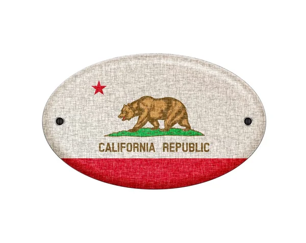 Wooden sign of California. — Stock Photo, Image