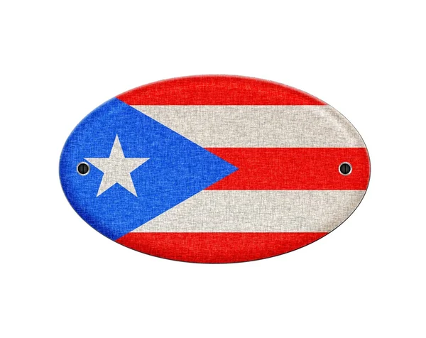 Segno di legno di Porto Rico . — Foto Stock