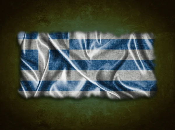 Bandera de Grecia Vintage . —  Fotos de Stock