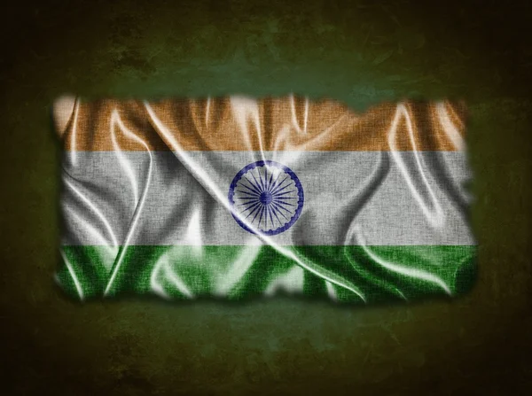 Vintage σημαία της Ινδίας. — Φωτογραφία Αρχείου