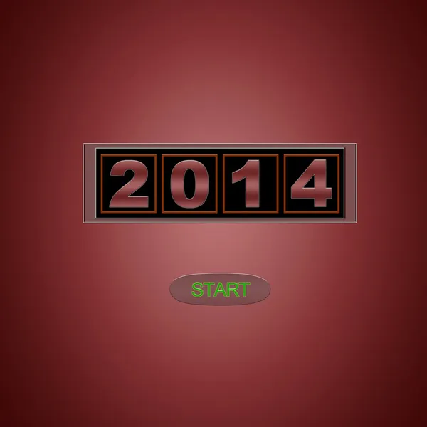 2014 start. — Stock Photo, Image