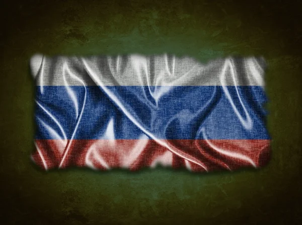 Vintage Rusland vlag. — Stockfoto