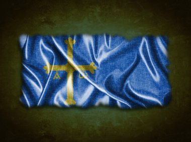 Vintage asturias bayrağı.