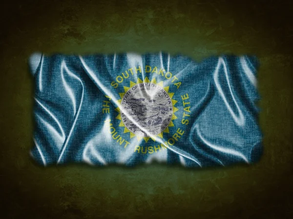 Vintage South Dakota flag. — Stock Photo, Image