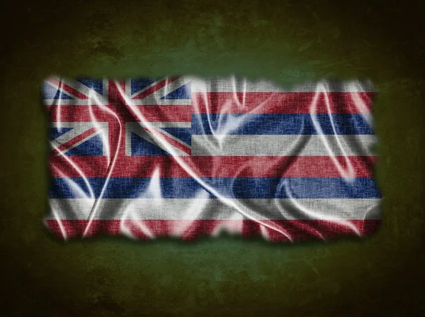 Ročník hawaii vlajka. — Stock fotografie