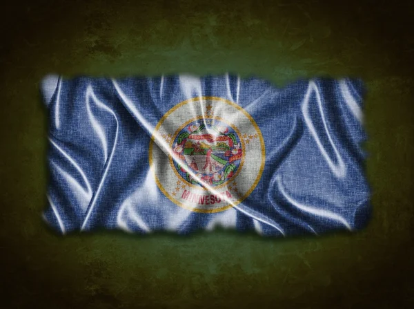 Bandera Vintage Minnesota . — Foto de Stock