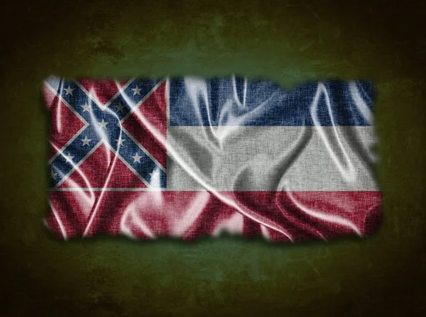 Bandiera vintage Mississippi . — Foto Stock