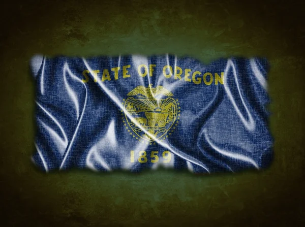 Bandiera vintage dell'Oregon . — Foto Stock