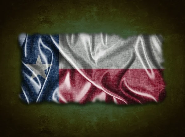 Ročník texas vlajka. — Stock fotografie