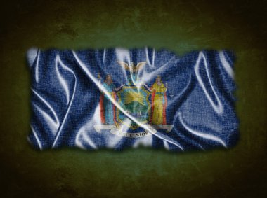 Vintage new york bayrağı.