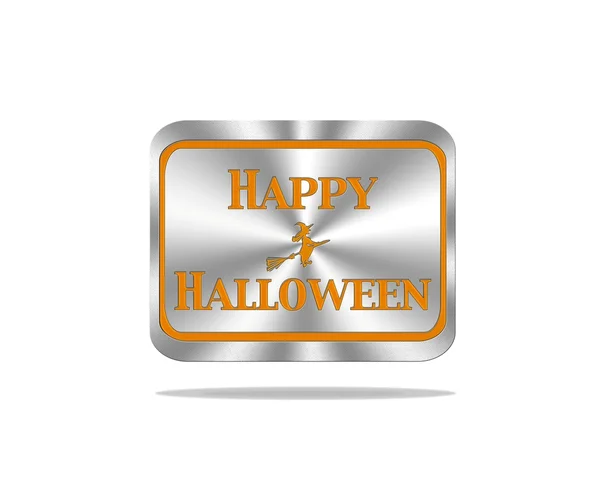 Happy halloween-knappen. — Stockfoto