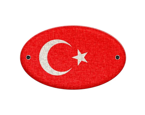 Drewniany znak Turcji. — Zdjęcie stockowe