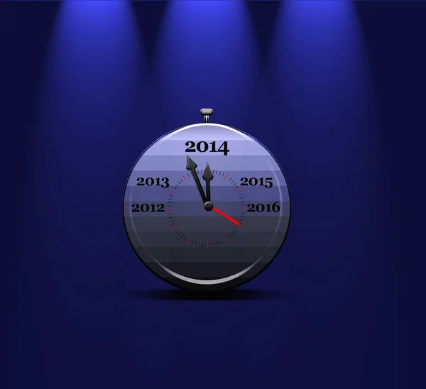Calendario del reloj 2014 . —  Fotos de Stock