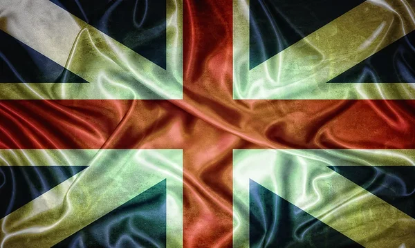 Ročník Británie vlajka. — Stock fotografie