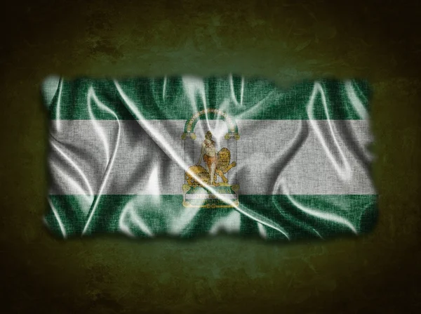 Bandera de Andalucía Vintage . — Foto de Stock