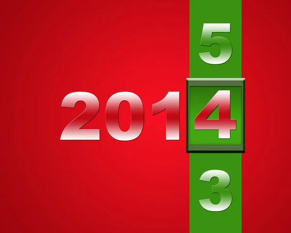 Feliz Ano Novo 2014. — Fotografia de Stock